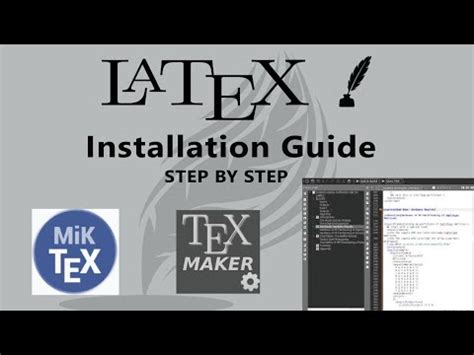 Minimum Specifications for LaTeX Installation